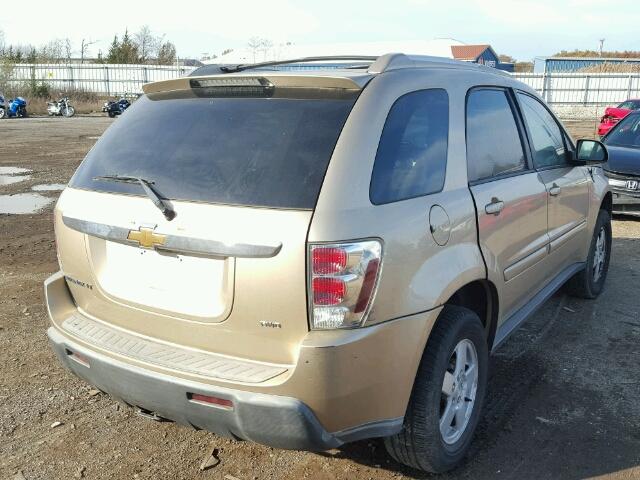 2CNDL73F366074445 - 2006 CHEVROLET EQUINOX LT GOLD photo 4