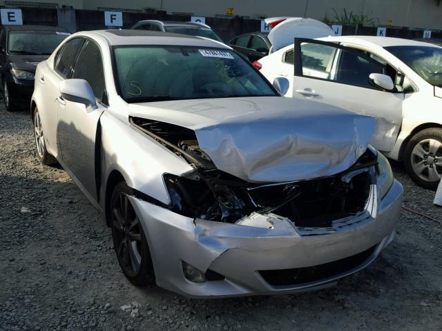 JTHBK262575039685 - 2007 LEXUS IS 250 SILVER photo 1