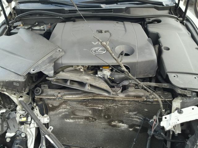 JTHBK262575039685 - 2007 LEXUS IS 250 SILVER photo 7