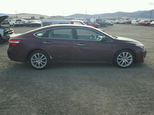 4T1BK1EBXEU129135 - 2014 TOYOTA AVALON BAS MAROON photo 9