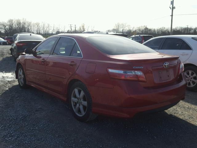 4T1BE46K89U308870 - 2009 TOYOTA CAMRY BASE RED photo 3