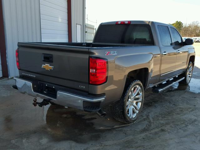 3GCUKSEC5EG214429 - 2014 CHEVROLET SILVERADO BROWN photo 4