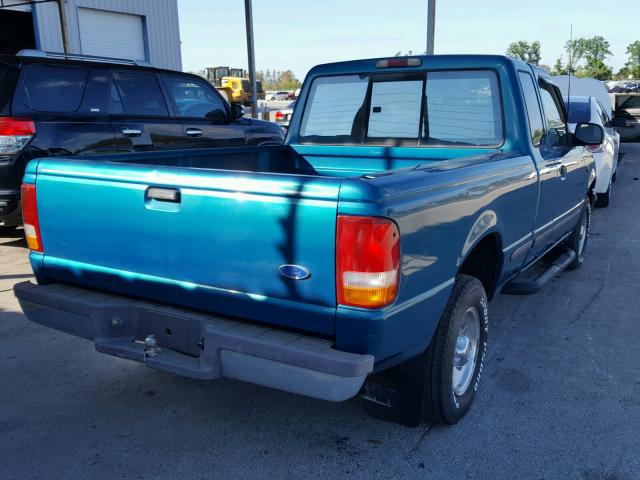 1FTCR14X0TPB06041 - 1996 FORD RANGER SUP GREEN photo 4