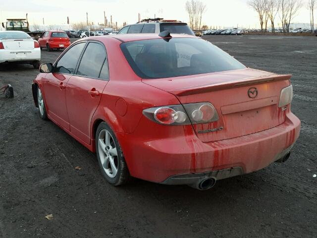 JM1GG12L671110448 - 2007 MAZDA SPEED 6 RED photo 3