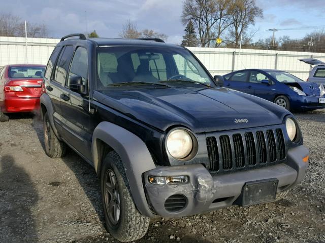 1J4GL48K13W633041 - 2003 JEEP LIBERTY SP BLACK photo 1