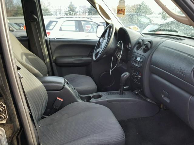1J4GL48K13W633041 - 2003 JEEP LIBERTY SP BLACK photo 5