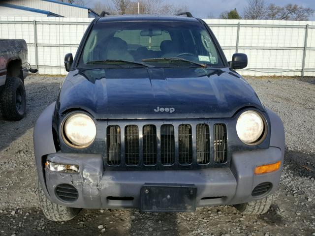 1J4GL48K13W633041 - 2003 JEEP LIBERTY SP BLACK photo 9