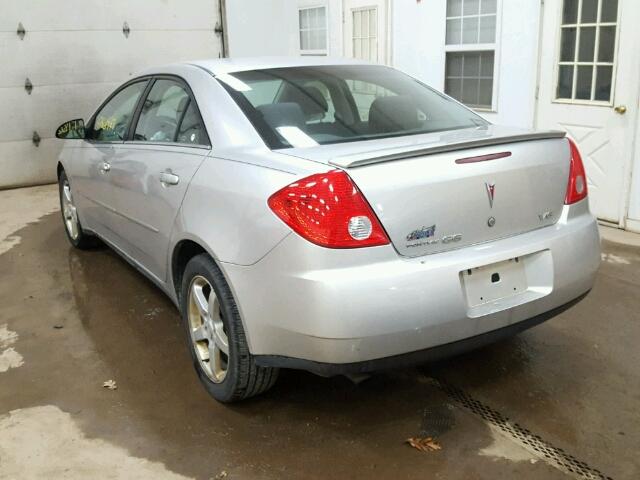 1G2ZG57NX84179142 - 2008 PONTIAC G6 BASE SILVER photo 3