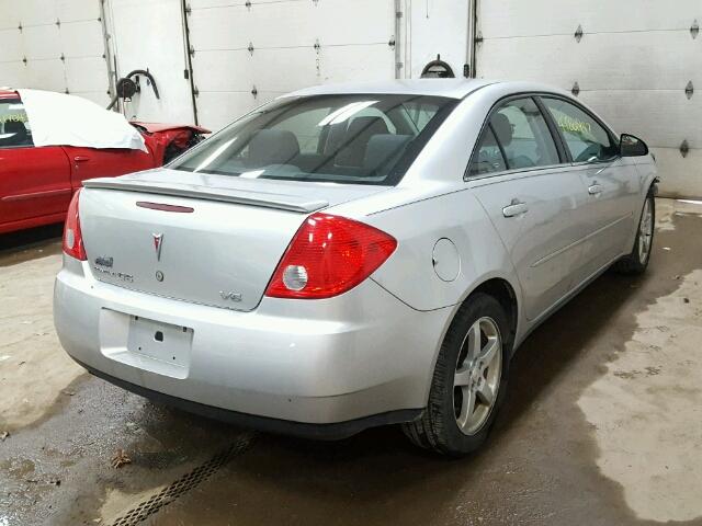 1G2ZG57NX84179142 - 2008 PONTIAC G6 BASE SILVER photo 4