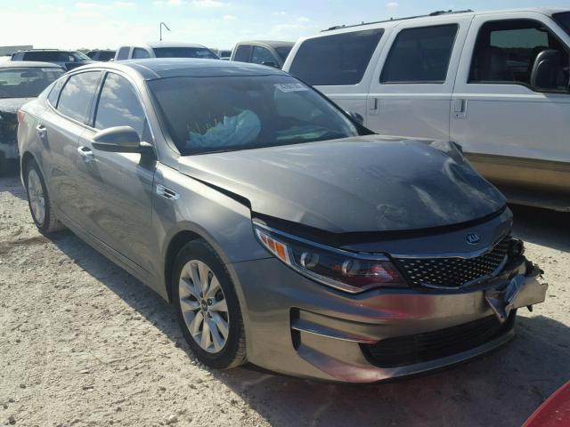 5XXGU4L33GG053686 - 2016 KIA OPTIMA EX CHARCOAL photo 1