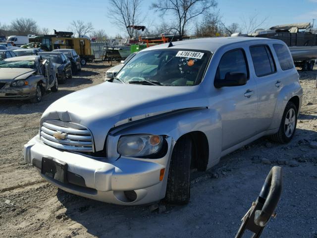 3GNBAAFW1BS563035 - 2011 CHEVROLET HHR LS SILVER photo 2