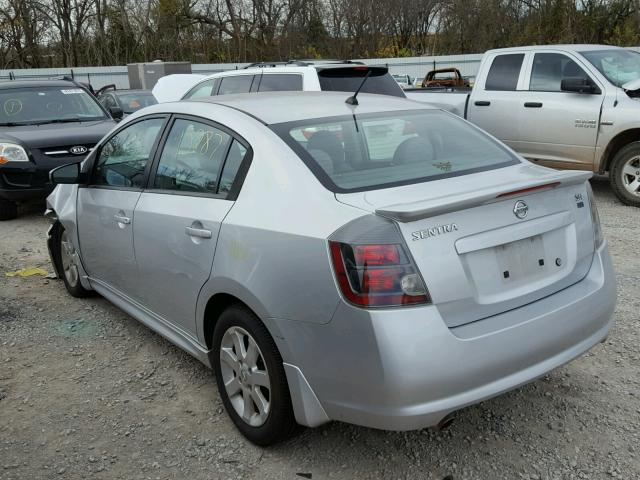 3N1AB61E69L677004 - 2009 NISSAN SENTRA 2.0 SILVER photo 3