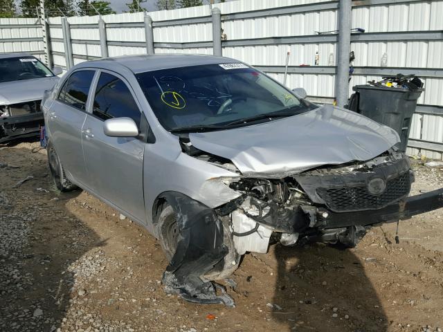 JTDBL40E49J029320 - 2009 TOYOTA COROLLA BA SILVER photo 1