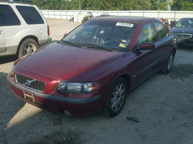 YV1RS64A542330213 - 2004 VOLVO S60 Темно-червоний фото 2