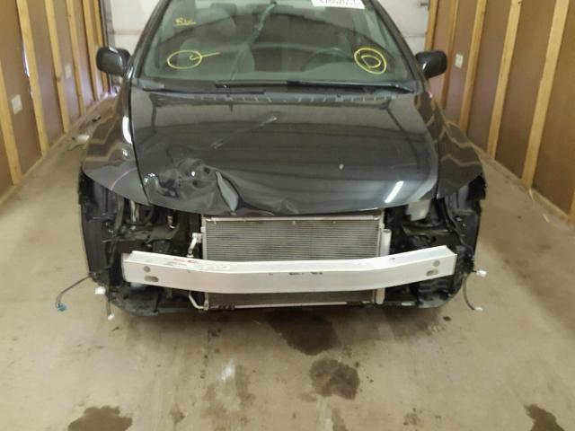 2HGFG11658H542881 - 2008 HONDA CIVIC LX BLACK photo 9