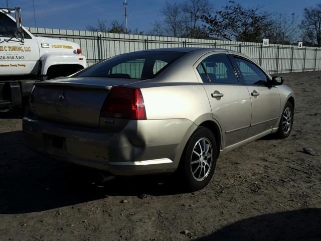 4A3AB56SX5E024754 - 2005 MITSUBISHI GALANT LS GOLD photo 4