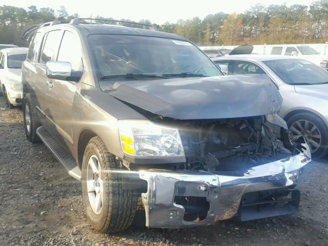 5N1AA08A34N737891 - 2004 NISSAN ARMADA SE GRAY photo 1