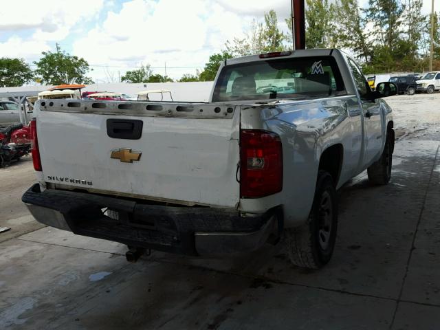 1GCEC14C07Z544754 - 2007 CHEVROLET SILVERADO WHITE photo 4