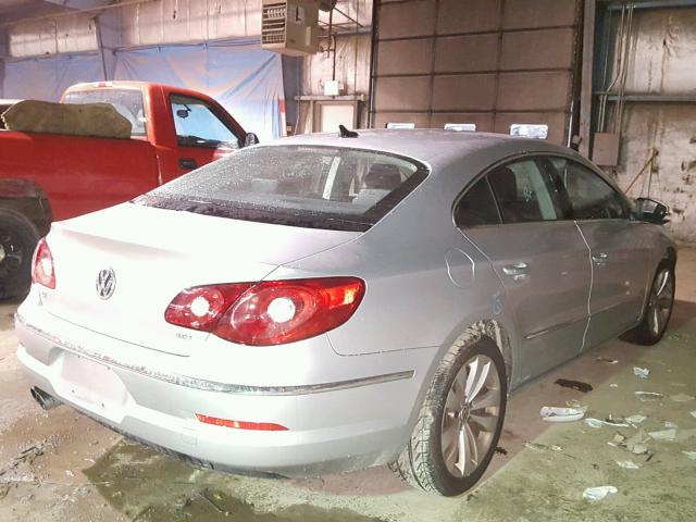 WVWMN7AN2AE561164 - 2010 VOLKSWAGEN CC SPORT SILVER photo 4