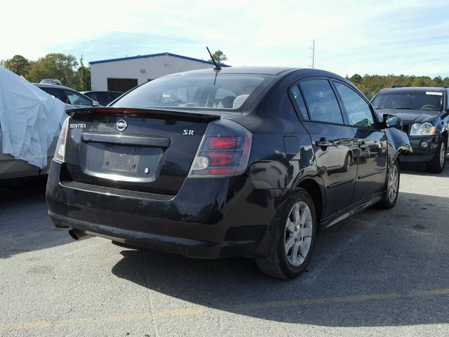 3N1AB61E49L682203 - 2009 NISSAN SENTRA 2.0 BLACK photo 4