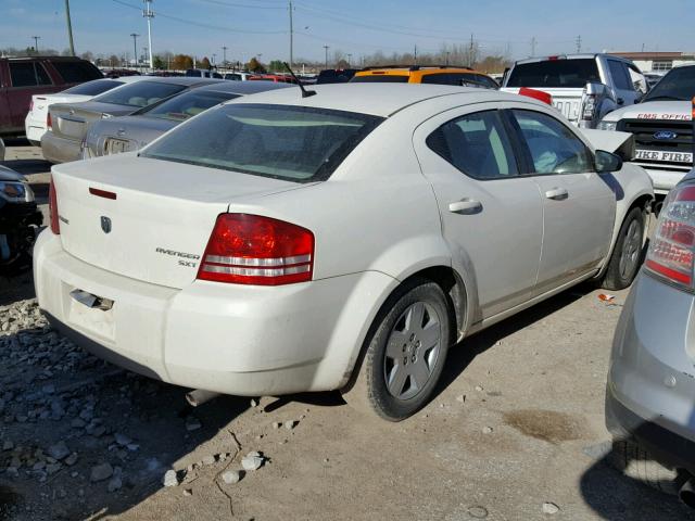 1B3CC4FB4AN139459 - 2010 DODGE AVENGER SX WHITE photo 4