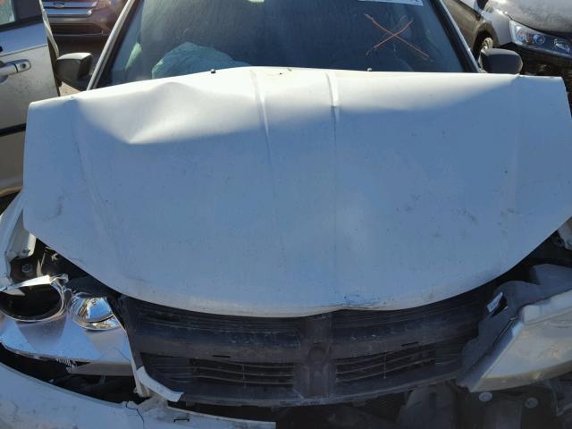 1B3CC4FB4AN139459 - 2010 DODGE AVENGER SX WHITE photo 7