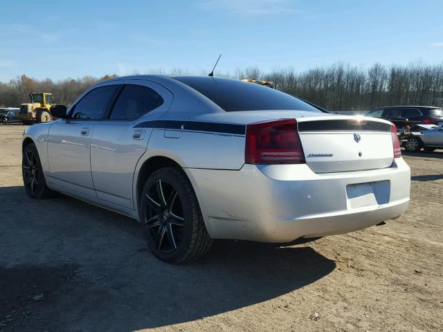 2B3KA43R68H325848 - 2008 DODGE CHARGER SILVER photo 3