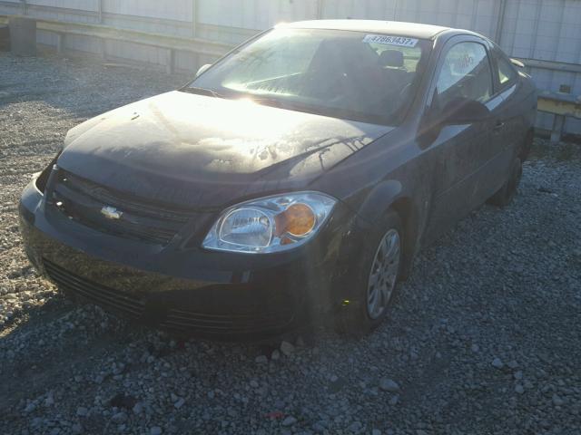 1G1AT18H897158319 - 2009 CHEVROLET COBALT LT BLACK photo 2