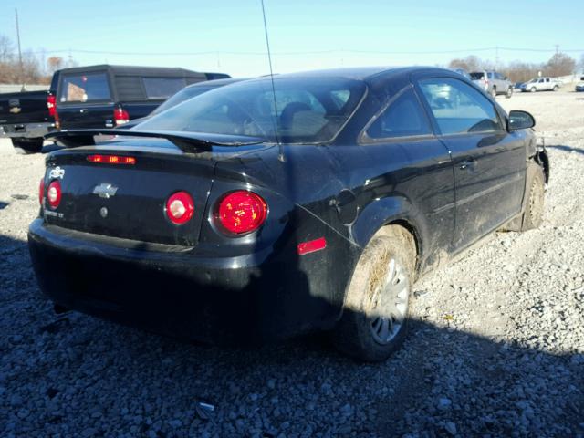 1G1AT18H897158319 - 2009 CHEVROLET COBALT LT BLACK photo 4