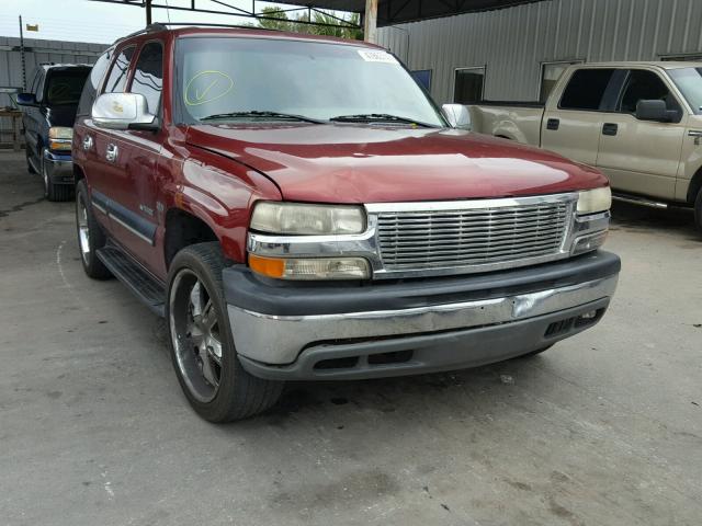 1GNEC13TX1R145429 - 2001 CHEVROLET TAHOE C150 BURGUNDY photo 1