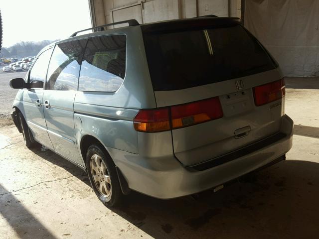 5FNRL18644B053613 - 2004 HONDA ODYSSEY EX GRAY photo 3