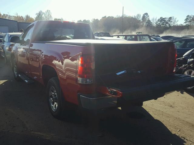 1GTPCTEX6AZ207468 - 2010 GMC SIERRA C15 RED photo 3