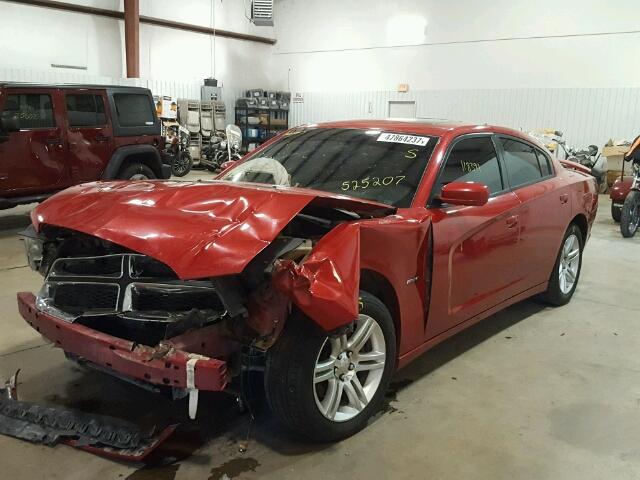 2B3CL5CT5BH525207 - 2011 DODGE CHARGER R/ RED photo 2