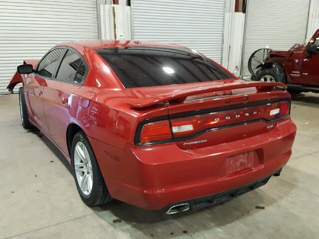 2B3CL5CT5BH525207 - 2011 DODGE CHARGER R/ RED photo 3