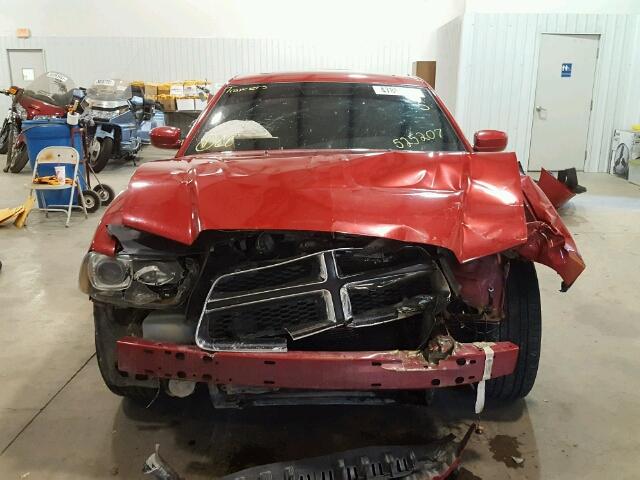 2B3CL5CT5BH525207 - 2011 DODGE CHARGER R/ RED photo 9