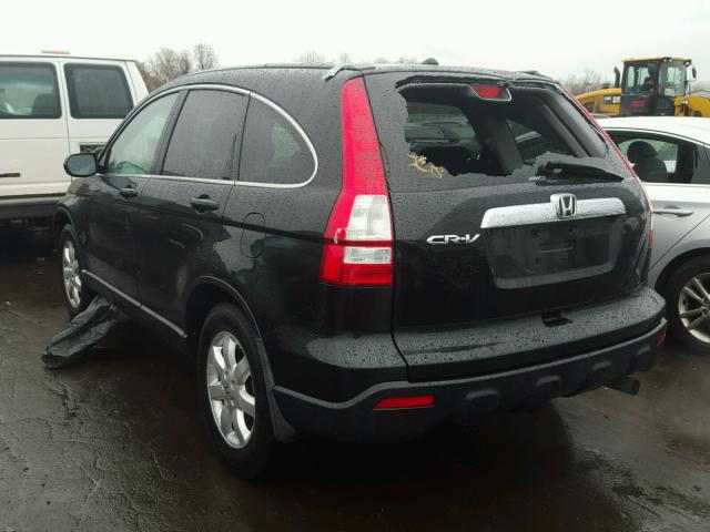 3CZRE48589G705647 - 2009 HONDA CR-V EX BLACK photo 3