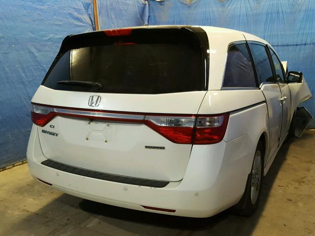 5FNRL5H93DB029479 - 2013 HONDA ODYSSEY TO WHITE photo 4