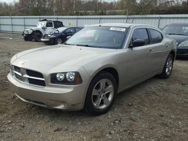 2B3KA33G98H174741 - 2008 DODGE CHARGER SX BEIGE photo 2