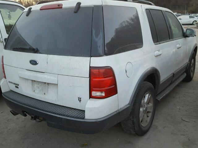 1FMZU73W63UB34654 - 2003 FORD EXPLORER X WHITE photo 4