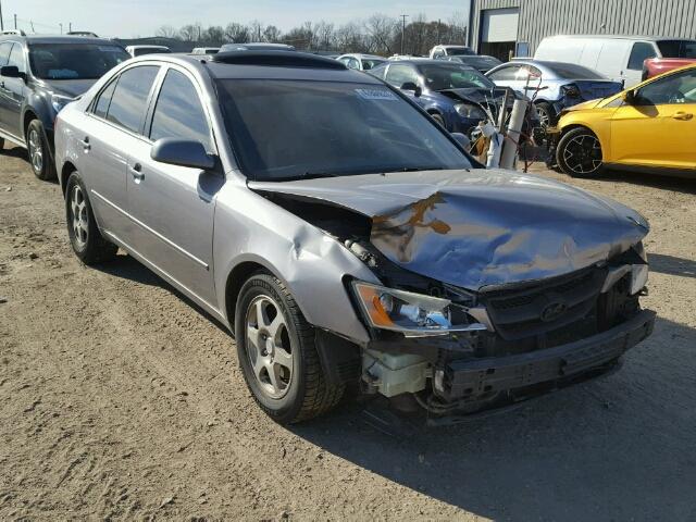 5NPEU46F16H099548 - 2006 HYUNDAI SONATA GLS SILVER photo 1