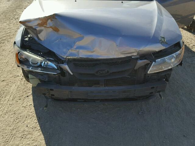 5NPEU46F16H099548 - 2006 HYUNDAI SONATA GLS SILVER photo 7