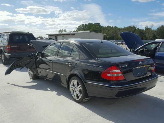 WDBUF56J66A862024 - 2006 MERCEDES-BENZ E 350 BLACK photo 3