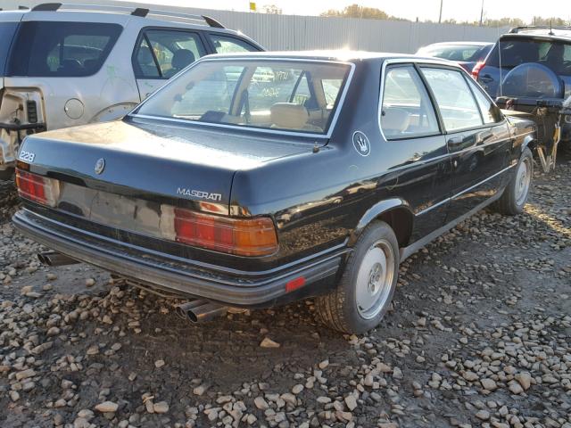 ZAMAN1102KA340334 - 1989 MASERATI BITURBO BLACK photo 4