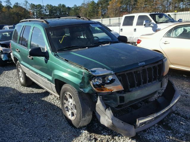 1J4G258S7XC530741 - 1999 JEEP GRAND CHER GREEN photo 1