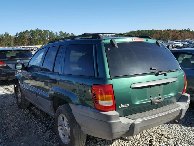 1J4G258S7XC530741 - 1999 JEEP GRAND CHER GREEN photo 3