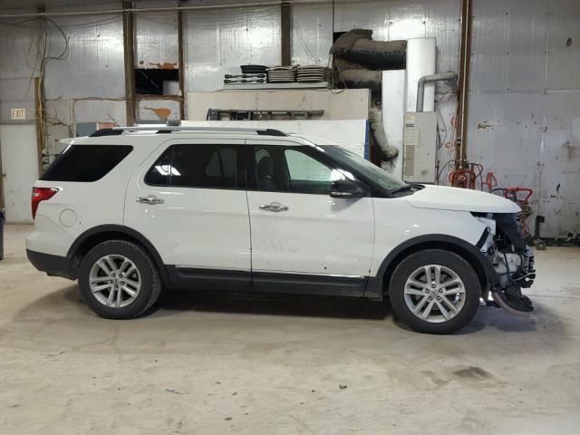 1FMHK7D8XBGA56166 - 2011 FORD EXPLORER X WHITE photo 9