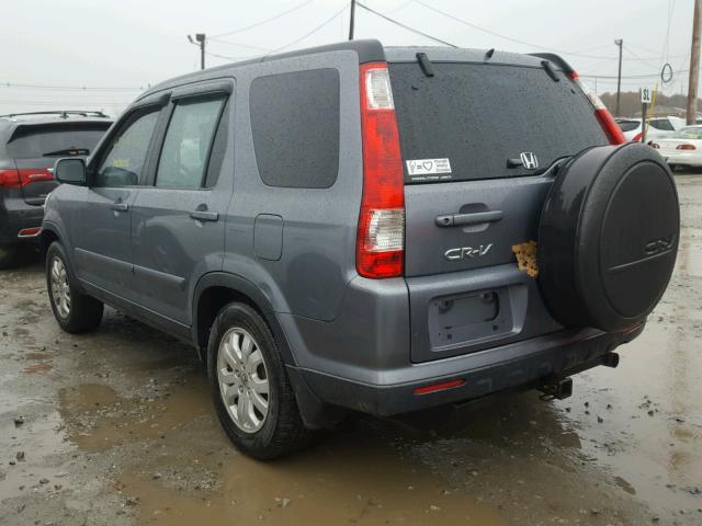 SHSRD78936U405019 - 2006 HONDA CR-V SE GRAY photo 3