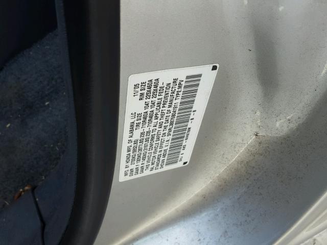 5FNRL38876B041911 - 2006 HONDA ODYSSEY TO GOLD photo 10