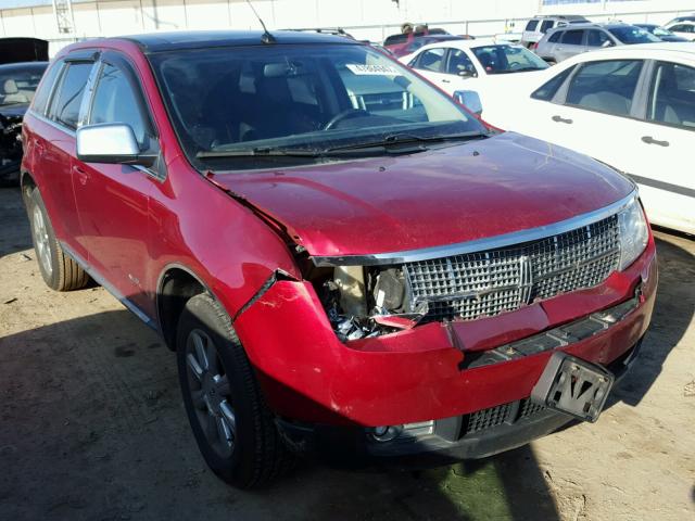 2LMDU68C27BJ21614 - 2007 LINCOLN MKX RED photo 1