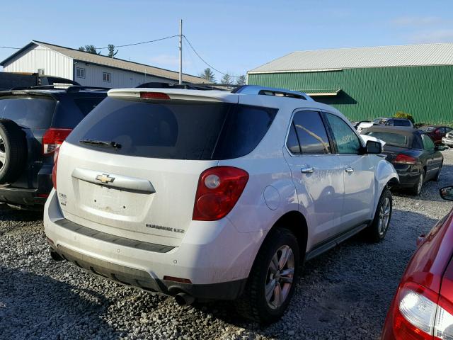 2GNFLGE54C6343184 - 2012 CHEVROLET EQUINOX LT WHITE photo 4